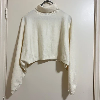 Suéter tejido Lagenlook para mujer talla M indie vanguardia artística mangas cocoon acogedor. Foto 1 de 4