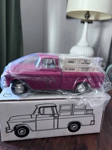 ERTL 1955 Pickup Truck Bank Die-Cast Metal Bank 1/25 Scale Hummelstown Fire Co. - Picture 1 of 7