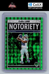 2025 Panini Mosaic #8 CeeDee Lamb Notoriety Mosaic Green - Picture 1 of 2