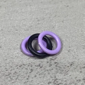 Monster High Doll Twyla Boogeyman 13 Wishes Purple Black Bangle Bracelets - Picture 1 of 3
