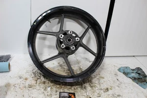 12-16 Kawasaki Ninja 650 ABS OEM Front Wheel Rim 6 Spoke Black 17x3.5" - Picture 1 of 19