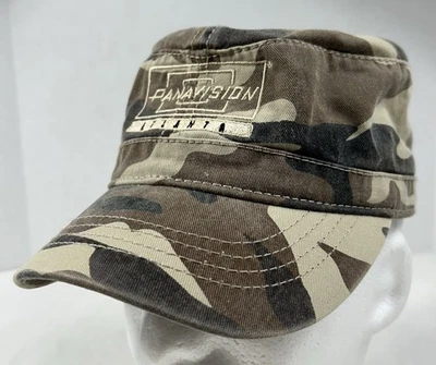 Panavision Atlanta Crew Hat Cadet Style Cap Camo Embroidered Adjustable RARE - image 1 of 4