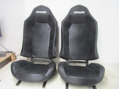 22 POLARIS RZR XP 4 1000 SEATS SADDLE PAIR PADS BOTTOM BACK BLACK OEM 2#3817 Foto 1 de 4