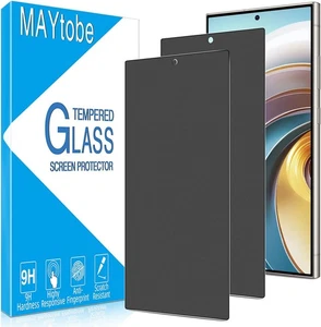 MAYtobe [2-Pack Matte Privacy Screen Protector for Samsung Galaxy S24 Black  - Picture 1 of 7