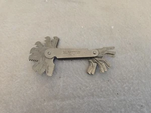 Vintage STARRETT No. 6 ~ Thread Pitch Gage #6 - Picture 1 of 7