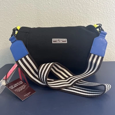 HENRI BENDEL NEOPRENE CROSSBODY COOLER NEON / BLACK NEW WITH TAGS BEACH FESTIVAL - Image 1 of 4