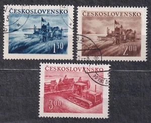 CZECHOSLOVAKIA 1952 SC#516/18 USED set, Agricultural Development. - Picture 1 of 1