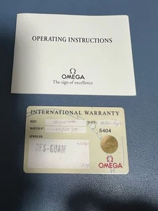 Reloj OMEGA 1512.40 5404 genuino garantía con manual #639 - Imagen 1 de 1
