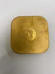 #7 1839 CABEZA CLÁSICA $2 1/2 24K Chapado en Oro Placa Moneda 000081 - Imagen 1 de 6