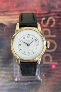 Elgin 1921 Gorgeous Demi Dial Keystone Case Vintage Wrist Watch - Picture 1 of 10