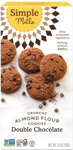 Simple Mills Almond Flour Crunchy Cookies, Double 5.5 Ounce (Pack of 1) - Picture 1 of 12