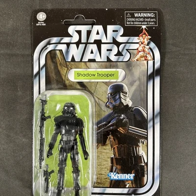 COLECCIÓN DE COLECCIÓN STAR WARS SHADOW TROOPER KENNER VC163 NUEVO EN TARJETA 1:18 3.75 Foto 1 de 4