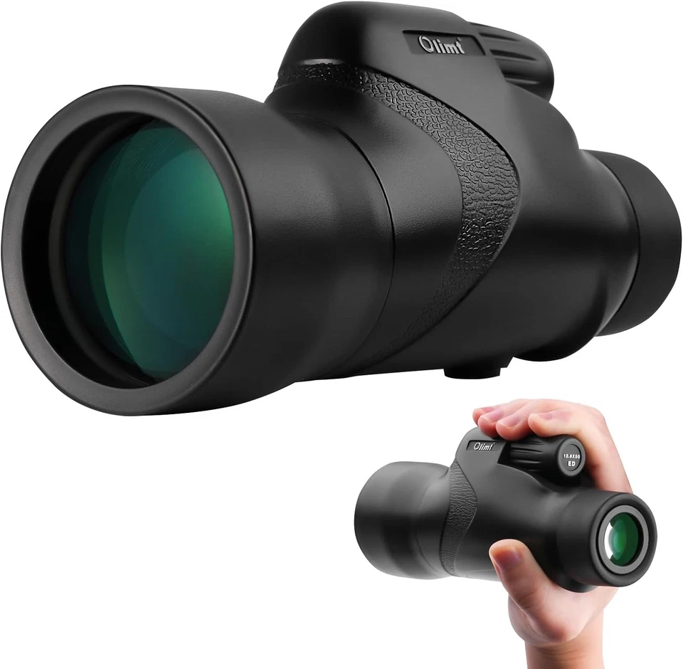 Olimt 12.6x50 Handheld Monocular ED Lenses, 18mm BAK4 Prisms,  Phase Coating - Image 1 of 4