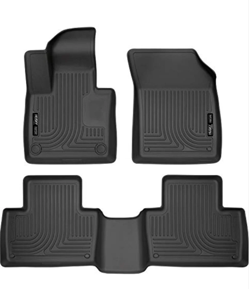 Напольные коврики Husky Liners Weatherbeater | подходят для Volvo XC90 2016-2024 | передние и 2-е - Изображение 1 из 4