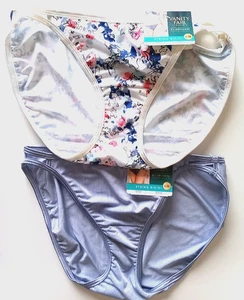TWO (2) Vanity Fair Illumination String Bikini Panties 18108  SIZE 6 /M NWT - Picture 1 of 3