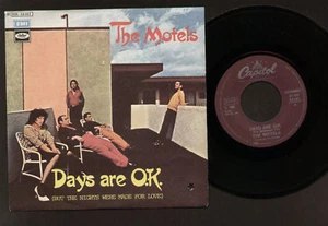 7" MOTELS DAYS ARE OK / SLOW TOWN 1980 MADE IN ITALY MINT COPY PUNK ROCK WAVE - Imagen 1 de 1