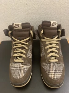 Nike 2004 Dunk High Pro SB Tweed Baroque Brown Tan Vintage 305050-223 Size 10 - Picture 1 of 12