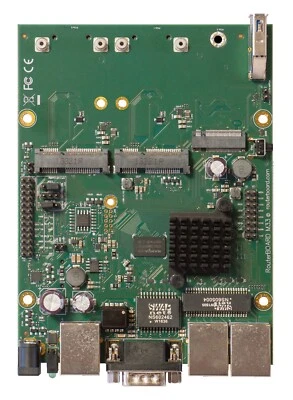 Mikrotik RBM33G OEM board con 3x Gigabit LAN e 2x miniPCIe slot - Immagine 1 di 2