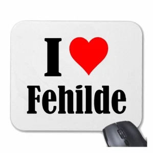 MOUSEPAD Mauspad I Love Fehilde Ich Liebe Fehilde - Bild 1 von 1