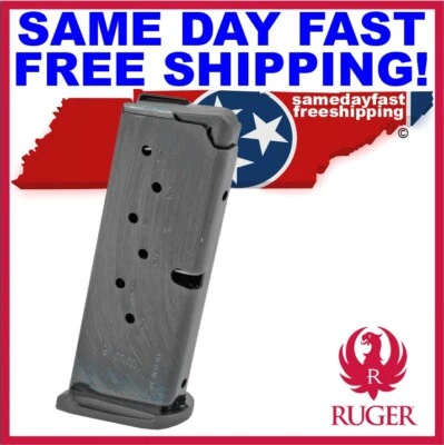 Cargador de fábrica RUGER LC9 LC9S EC9s 9 mm 7Rd con reposa dedos, 90363 Foto 1 de 3