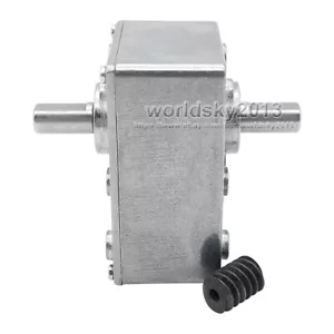 58x40 caja de cambios de metal de doble eje turbo gusano motor reductor de velocidad - Imagen 1 de 9