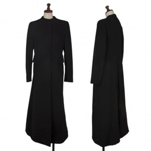 Jean Paul GAULTIER FEMME Wool Collarless Long Coat Size 40(K-129205) - Picture 1 of 12