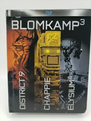 CHAPPIE, DISTRICT 9 & ELYSIUM BLOMKAMP 3 DISC BOX SET 2015...BRAND NEW & SEALED! - Image 1 of 2