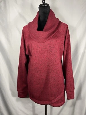 Suéter Camisa Suéter Ideology Para Mujer Cuello Capucha Manga Larga Rojo Negro Talla L Foto 1 de 4