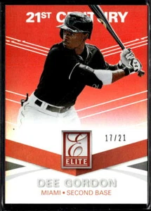 2015 Panini Elite 21st Century Red #68 Dee Gordon 17/21 - Picture 1 of 2