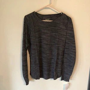 Women's Tek Gear Soft t-shirt Dark Gray Long Sleeve T-Shirt NWT Rayon Blend - Picture 1 of 5