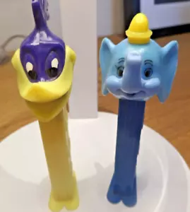2 PEZ Vintage Retired Road Runner & Dumbo Elephant - Picture 1 of 4