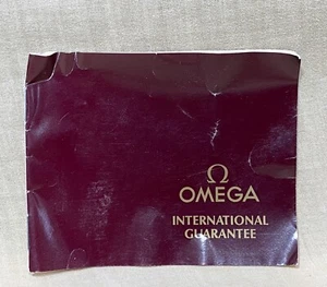 Folleto certificado garantía OMEGA ST 7980076 cronógrafo constelación OEM / - Imagen 1 de 10