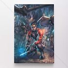 Nightwing Poster Canvas Vol 4 #73 DC Superhero Comic Book Art Print
