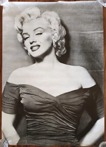 Marilyn Monroe Diamant Ohrringe groß 27 x 39" Poster Vintage Idealdekor 644 - Bild 1 von 4