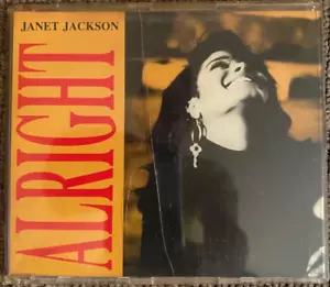 Janet Jackson - Alright - 3 Track PROMO CD Single 2 Remixes/Album Version 1989 - Picture 1 of 3