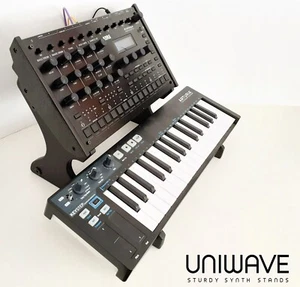 UNIWAVE KORG DRUMLOGUE + ARTURIA KEYSTEP VALCHROMAT Dual Stand - Bild 1 von 5