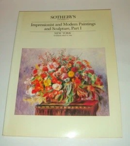 Sotheby's Impressionist & Modern Paintings Sculpture Part 1 Auction Catalog 1986 - Picture 1 of 2