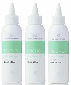 3x DELORENZO TRICHO SCALP CONTROL TONER 125ML De Lorenzo Professional Salon Care - Picture 1 of 7