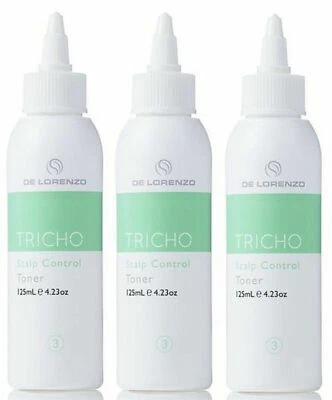 3x DELORENZO TRICHO SCALP CONTROL TONER 125ML De Lorenzo Professional Salon Care - Image 1 of 4