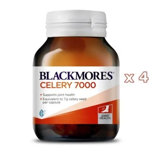 4 x Blackmores High Strength Celery 7000 40 Capsules Gout Relief - Picture 1 of 2