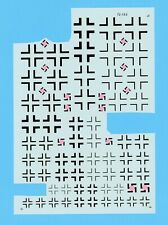 Microscale 72-0153 - WWII German National Insignia, Partial Decal Set, 1/72