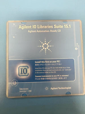 Agilent 10 Libraries Suite Version 15.1 Automation-Ready CD , December 1, 2008 - Image 1 of 3