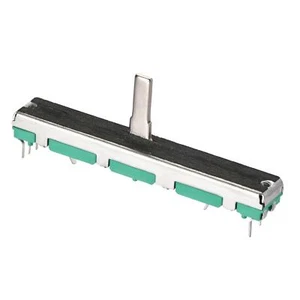 5Stk Fader Variabler Widerstände Mischer 60mm Potentiometer Doppelkanal A10K Ohm - Bild 1 von 5