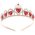 Vintage Heart Crown Hair Jewelry Bridal Crown for Wedding
