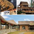 Straw Roof Thatch Fake Accessories Easy To Use Decor Grass Skirting Roof For