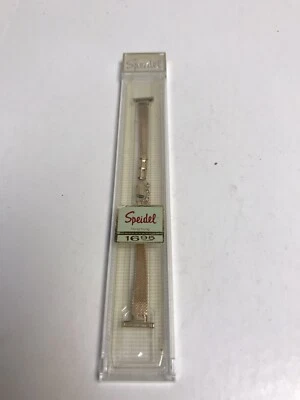 Vintage Women's Speidel Watch Band Mesh Stainless Steel New Made in Hong Kong  - Image 1 of 4