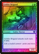 Goblin Brigand FOIL 9th Edition NM Red Common MAGIC GATHERING CARD ABUGames