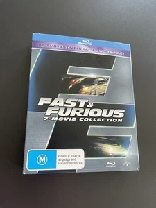 FAST AND FURIOUS 7-movie Collection Blu-ray Discs Boxed Set Ultraviolet HD 2015 - Picture 1 of 10