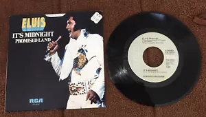 ELVIS PRESLEY Promised Land/It’s Midnight - 1974 45rpm Schallplatte mit BILDERHÜLLE - Bild 1 von 2