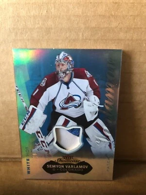 2014-15 Fleer Showcase White Hot #40 Semyon Varlamov JSY 7/18 - Image 1 of 2